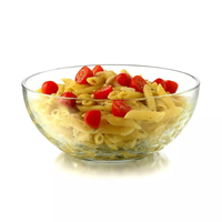 Ensemble de bols en verre transparent durable et polyvalent Passe au four et au lave-vaisselle
