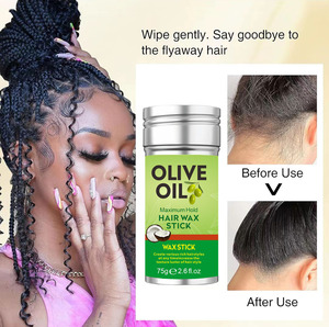 Gel per <span class=keywords><strong>Capelli</strong></span> Solido all'Ingrosso, Prodotti per lo Styling Non Unti, <span class=keywords><strong>Cera</strong></span> Anti-Crespo per Frangia da <span class=keywords><strong>Donna</strong></span> per Fissaggio <span class=keywords><strong>Capelli</strong></span> - Product Image 1