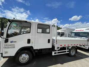 Qingling Isuzu KV100 vrachtwagen 4x2 diesel 3,5 ton LHD bakwagen/vlakke laadbak mini lichte vrachtwagen kleine vrachtwagen 4-8 ton bezorging transport - Product Image 2