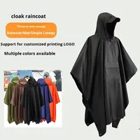 Veste bomber longue et fine imperméable pour adulte, portable, tendance, à capuche, multifonctionnelle, pour la randonnée, les voyages, la pêche, l'escalade