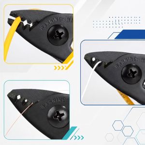 Pince à dénuder les fibres optiques CFS-3 à poignée jaune pour câbles optiques, idéale pour les applications FTTH et FTTX - Product Image 6