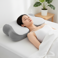 Oreiller personnalisable en mousse à mémoire de forme à rebond lent, design moderne, soulagement des douleurs cervicales, antibactérien, motifs personnages/geométriques