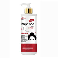 Ensemble de Soins Éclaircissants Exclusifs Transfrontaliers à l'Acide Kojique : Lotion Essentielle Hydratante, Exfoliante et Séborégulatrice pour le Visage et le Corps