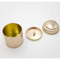 Boîte de rangement pour thé et aliments en forme ronde multifonctionnelle de haute qualité avec impression de logo personnalisée