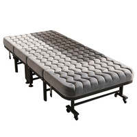Lit pliant multifonctionnel pour la sieste au bureau, le travail en heures supplémentaires, lit simple, lit d'appoint pour dortoir, hôtel, hôpital