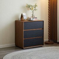 Cómoda Moderna de Mediados de Siglo, de Madera Maciza y Duradera, con Cajones para Ropa, para Sala de Estar y Dormitorio