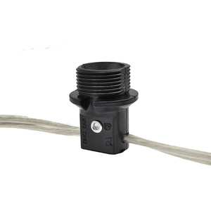 Đèn Chùm Trang Trí 75W 125V 110V Đèn Chùm Nhựa Màu Đen E12 Ổ Cắm Đèn Điện Cổ Điển - Product Image 4