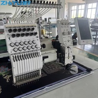 Machine à broder automatique informatisée 1201 pour casquettes/t-shirts, haute efficacité 1000 tr/min, usage domestique, fabriquée par un professionnel