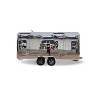 Toilettes de luxe pour l'extérieur Remorque pour la plage Mariage Fête en plein air Toilettes portables Remorque mobile pour diverses applications