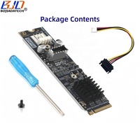 Tarjeta de Expansión Adaptadora USB 3.2 Tipo-E de 20 Gbps con Conector Frontal Tipo-C a NGFF M.2 PCIe NVME M-Key ASM3242 para Escritorio, Nueva de Fábrica
