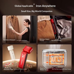 Défroisseur Vapeur Compact Mini 800W |   Fer à vapeur ultra-portable <span class=keywords><strong>de</strong></span> 60 ml, format <span class=keywords><strong>carte</strong></span> - Product Image 5