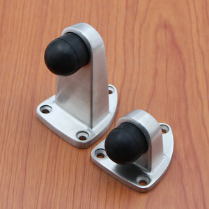 ตัวกันกระแทกประตูสแตนเลสแบบติดผนัง ผิวขัดเงา สำหรับประตูกระจก - Product Image 1
