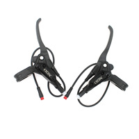 Frein à disque hydraulique XOD E500 pour vélo électrique, avec coupure de courant, connecteur étanche 2 ou 3 broches, câble avant 1050mm / arrière 1850mm