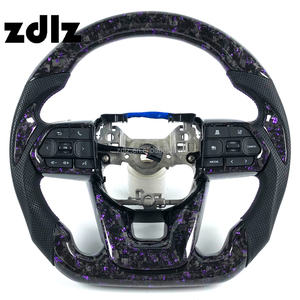 Volante de Fibra de Carbono Forjado Personalizado en Color Morado para <span class=keywords><strong>Toyota</strong></span> <span class=keywords><strong>GR</strong></span> <span class=keywords><strong>Land</strong></span> <span class=keywords><strong>Cruiser</strong></span> LC200 LC300 Hilux 2020 2021 2022 <span class=keywords><strong>2023</strong></span> 2024 - Product Image 1