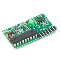 Kit de Control Remoto Inalámbrico de 4 Canales 2262/2272, Placa Receptora M4 Sin Bloqueo con Control Remoto Inalámbrico de 4 Teclas