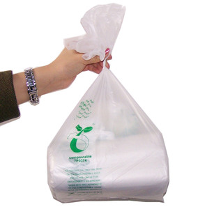 White 30 Litre Kitchen and Office <strong>Swing</strong> <strong>Bin</strong> <strong>Liners</strong> Size H - 30 <strong>Liners</strong> Per Roll - Product Image 3