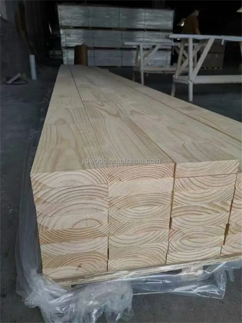 La migliore fornitura di legname produce pannelli a parete in legno di pino in legno massello pannelli congiunti con dita di pino