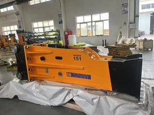 SOOSAN SB151 Excavator <b>Rock</b> Breaker 175mm Hydraulic Concrete <b>Hammer</b> Fits SANY CAT Komatsu 40T-50T Large Attachment - Product Image 2