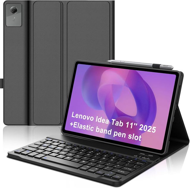 Slim Magnetic Detachable Wireless Keyboard Case for Lenovo Idea Tab 11 Inch 2025 Lenovo K11 Gen 2 TB-336ZU TB-336FU