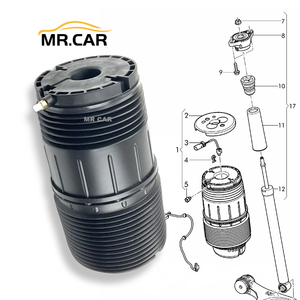 Kits de réparation Panamera 971, amortisseur arrière, remplacement de la suspension pneumatique, kit de suspension pneumatique pour Porsche 971616025C 971616026C - Product Image 1