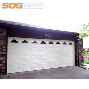 <span class=keywords><strong>Porte</strong></span> <span class=keywords><strong>de</strong></span> <span class=keywords><strong>garage</strong></span> automatique en panneaux sandwich, design moderne, en aluminium et acier trempé, étanche, avec isolation en mousse, vente chaude - Product Image 3