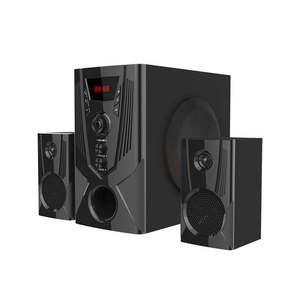 Haut-parleur combo en bois pour ordinateur de bureau et système 2.1 avec subwoofer 5.25 pouces, haute qualité sonore, pour usage domestique - Product Image 6