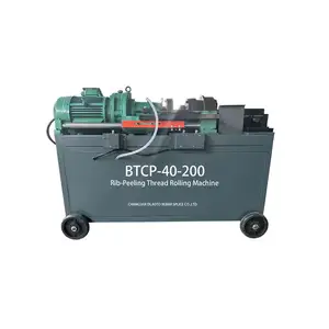 BTCP-40-200 16 มม.-50 มม.ซี่โครงปอกเปลือกด้ายเครื่องรีดท่อ Chaser เครื่องรีดด้ายอัตโนมัติ