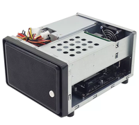 Serveur NAS de stockage compact de bureau à 2 baies Hotswap J4105 4 cœurs M.2 128 Go 4 Go de RAM Ventilateur en alliage d'aluminium Format ATX NAS02-J41 En stock