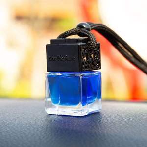 Penyegar Udara Mobil Botol Kaca Gantung Modern Populer Logo Kustom Parfum Cair Tahan Lama Klip Ventilasi Dekorasi Aromaterapi - Product Image 5
