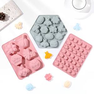 MUYULINS Handmade Bee DIY <b>Soap</b> Making Round Silicone Glycerin Honey Bar Mold - Product Image 2