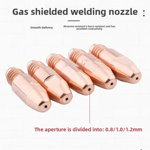 Binzel 15AK 24KD 36KD automatique 300A courant nominal manchon de buse de protection dioxyde de carbone gaz blindé accessoires de pistolet de soudage - Product Image 3