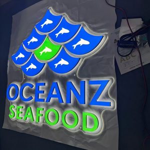 Letreiro Luminoso LED para Exterior, Logotipo em Acrílico com Iluminação Traseira, Grande Logotipo 3D em LED para Parede - Product Image 2