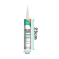 BOYOU Scellant imperméable pour pare-brise, polyuréthane, scellant pour pare-brise de bus, 310 ml, 600 ml