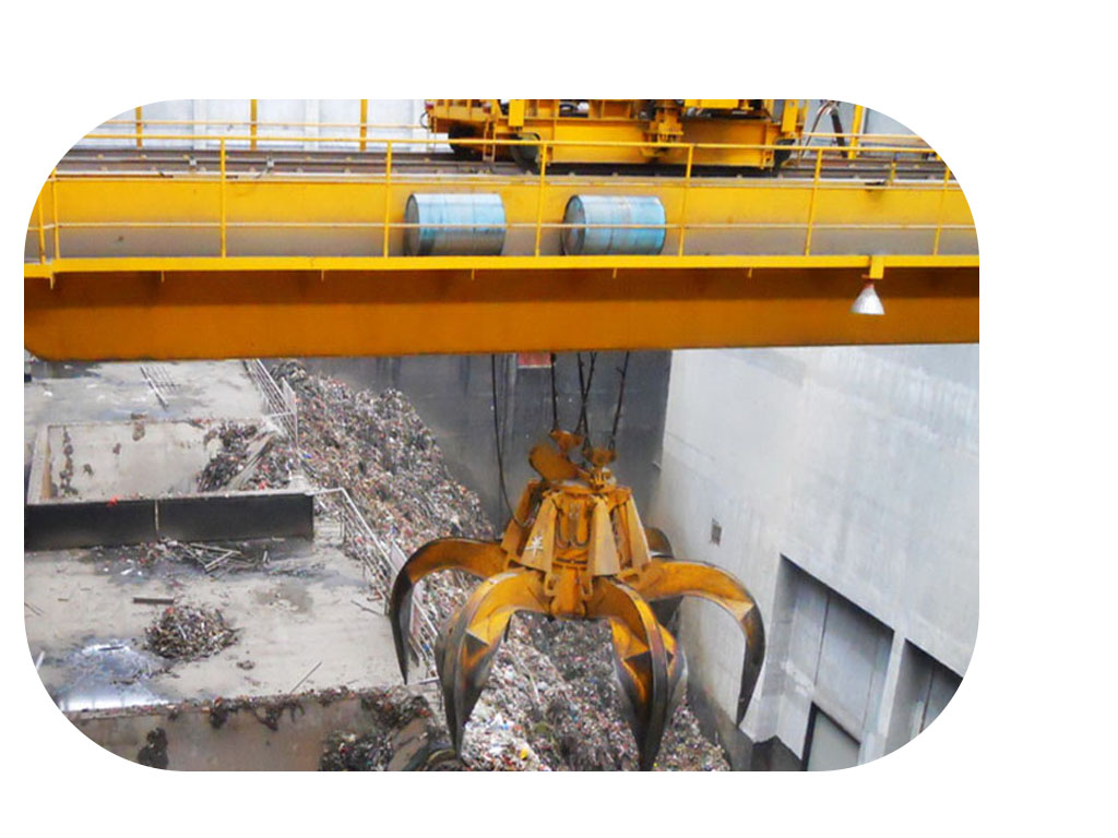 Hook Double Girder Overhead Travelling Crane 100 / 20T 22m Lifting Height