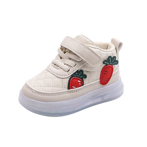 Zapatos Casuales de Alta Calidad para Niños de 1 a 6 Años, Zapatillas Blancas con Luces LED, Suela Suave para Verano, Invierno y Primavera - Product Image 5