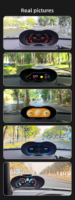 Nouveau modèle 2026 HUD P5 Compteur de vitesse Affichage tête haute avec alarme multifonction Compteur automatique OBD2 Jauge de voiture Écran LCD Accessoires de voiture