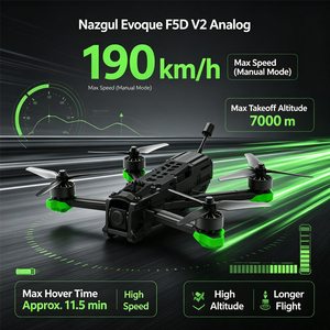 Mini cuadricóptero de control remoto FPV de 5 pulgadas para vuelo de alta velocidad, cámara 4K equipada con GPS, compatible con gafas FPV - Product Image 6