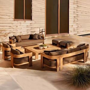 Best Quality Modern Weather-resistant Teak <b>Outdoor</b> <b>Side</b> <b>Table</b> Set for Hotel Garden Poolside Villa hotel Patio Use - Product Image 4