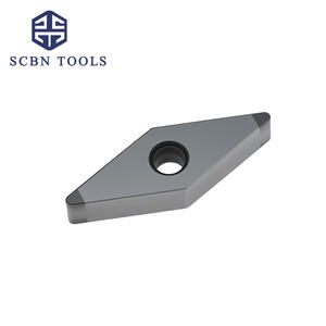 高硬度と耐摩耗性 VNGA160408/VNGA160412 CBN 切削工具 チップが入らない機械加工ギア内穴 - Product Image 1