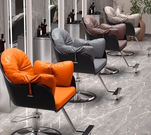 Nuova Poltrona <span class=keywords><strong>da</strong></span> <span class=keywords><strong>Parrucchiere</strong></span> 2024 in Stile Moderno, Colorata, con Spugna ad Alta Densità, Sedia per Donne, per Salone di Bellezza - Product Image 5