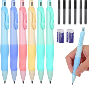 Matita Meccanica Personalizzata dal Produttore con Impugnatura Ergonomica e Gomma, Mina HB da 2.0mm a Rotazione per Disegno e Scrittura - Product Image 2