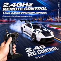 Voiture télécommandée miniature 1:64, 2,4 GHz, 4 roues motrices, voiture de drift en alliage, jouet de course RC haute et basse vitesse pour enfants