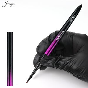 Ensemble de 13 pinceaux à ongles à manche métallique violet dégradé, ultra fins, pour liner et détails, pour vernis gel, directement de l'usine - Product Image 3