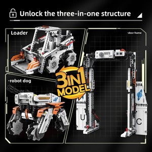 Chien robot intelligent télécommandé <span class=keywords><strong>Earth</strong></span> 2 pour l'éducation scientifique humaine, compatible avec les assemblages en plastique - Product Image 2