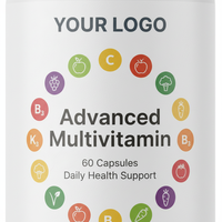 Capsules de multivitamines naturelles avancées pour adultes, soutien quotidien de la santé, complément alimentaire, 60 capsules, étiquette privée OEM