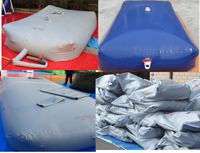 Réservoir souple gonflable en PVC pour stockage d'eau de 500 à 100 000 litres