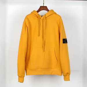 Sudadera con Capucha Clásica Básica Holgada de Algodón 100% Liso con Parche Bordado de Lujo 2026 para Hombre - Product Image 5