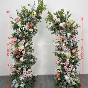 DKB FÁBRICA DE FLORES ARTIFICIALES Precios bajos al por mayor nueva flor de arco de flores de seda Premium para decoración de arco para boda - Product Image 2
