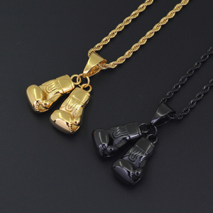 SN175 ロックマン ブリンブリン ペンダント ステンレス ネックレス ヒップホップ ジュエリー - Product Image 3