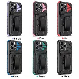 เคสกันกระแทกแบบไฮบริดพร้อมขาตั้ง รุ่นป้องกันแรงกระแทกสองชั้น สำหรับ iPhone 15 ProMax 14plus 17  ลดราคาสุดฮอตประจำปี 2025 - Product Image 6